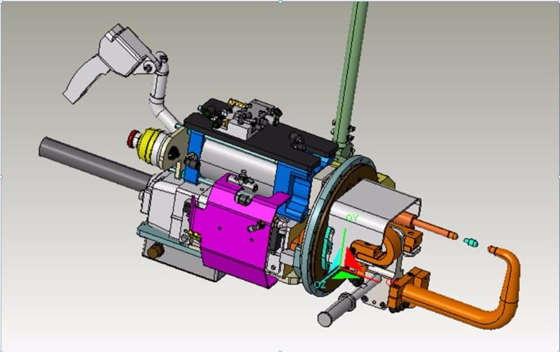 Diagram of Resistance Welder