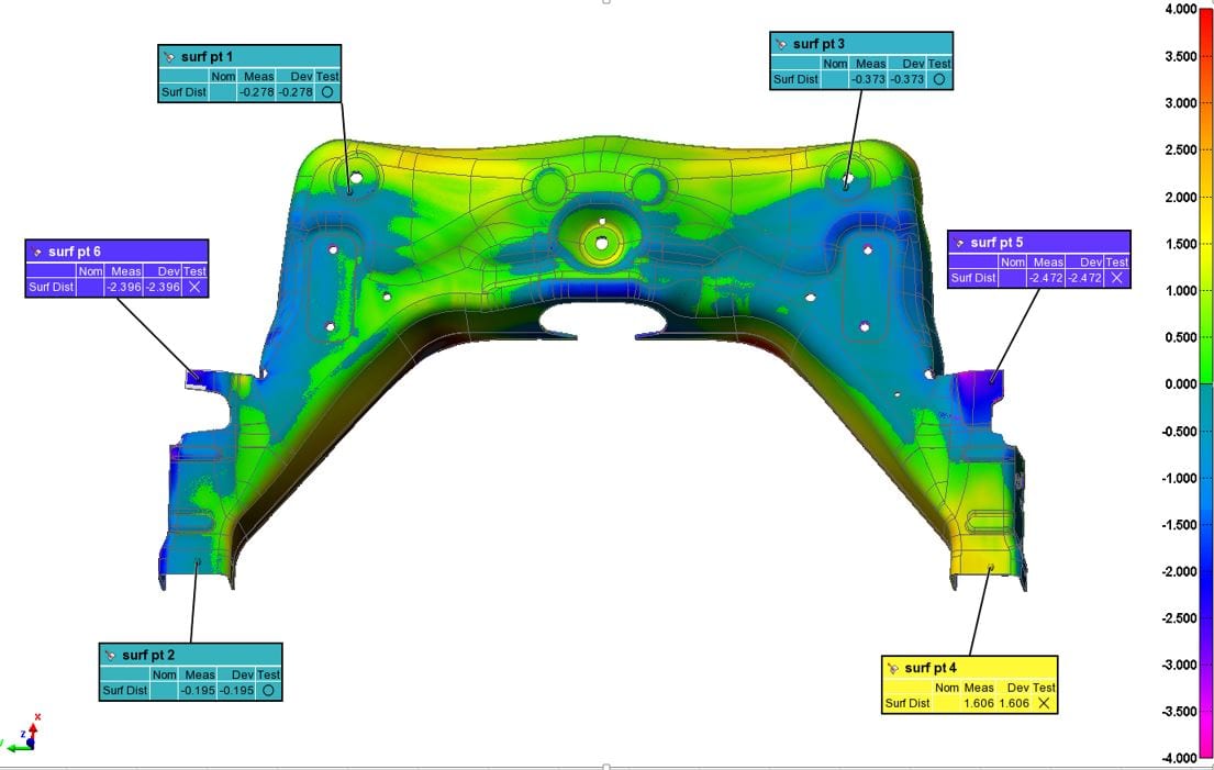 Metal Surface Scan for Metallurgical Analysis