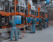 Certified Technicians operating Hot Stamping Machines